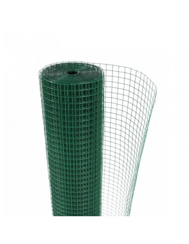Grillage plastique maille 10x10 Vert 1 x 3